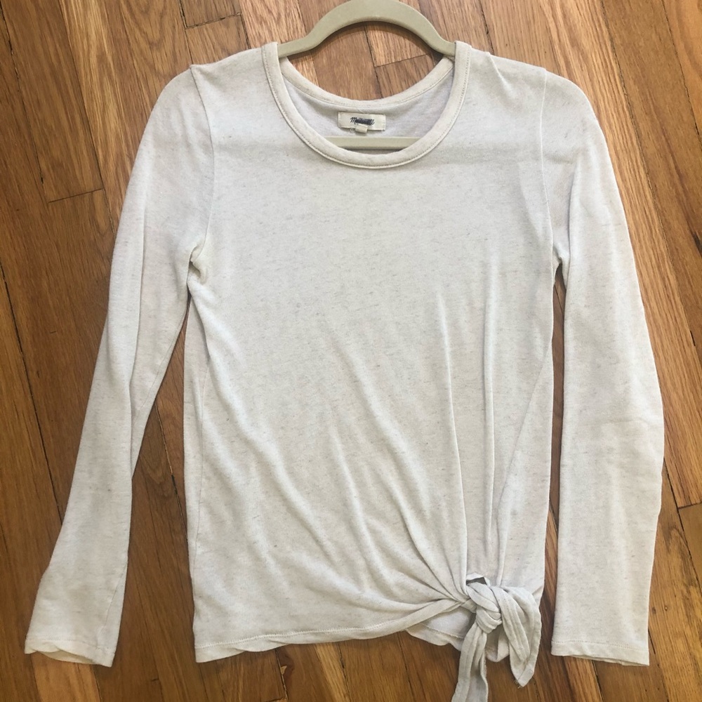 Madewell Tie Front Shirt